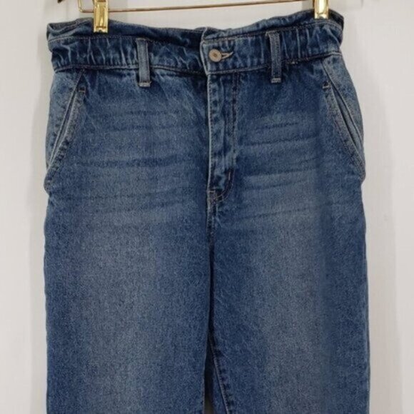 Kancan Estilo Paperbag Jeans Light Medium Wash Hi Rise Size 27 - Picture 5 of 12